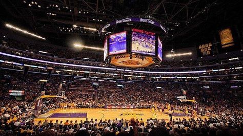 Lakers Stadium, Lakers Game, California Trip, Lakers Basketball, Desired Reality, Visual Board, Staples Center, Basketball Hoops, Nba Season