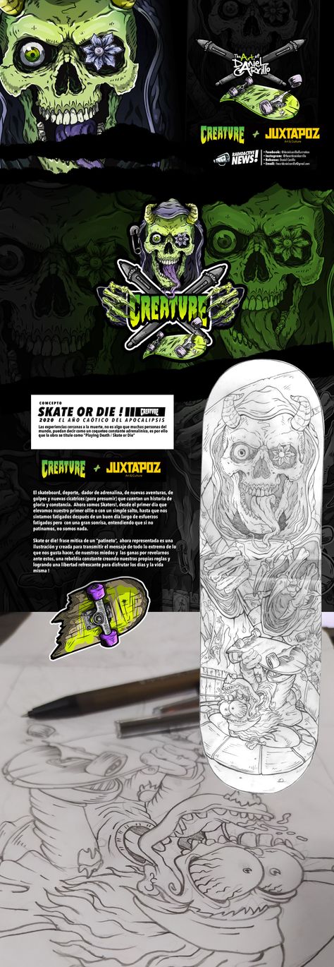 Deck Inspiration, Creature Skateboards, Skateboard Design, Skate Decks, Skate Style, Skateboarding, Skateboard, Writing, Design