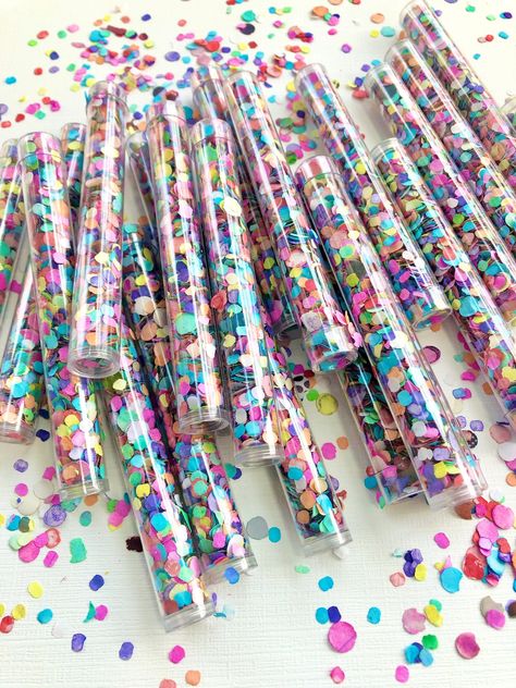 Unique Colorful Party Beads, Confetti Birthday Party Centerpieces, Confetti On Table, 8th Grade Dance Themes, Fun Party Decorations, Confetti Table Decor, Clothespin Chip Clips, Confetti Art, Multicolor Novelty Party Supplies