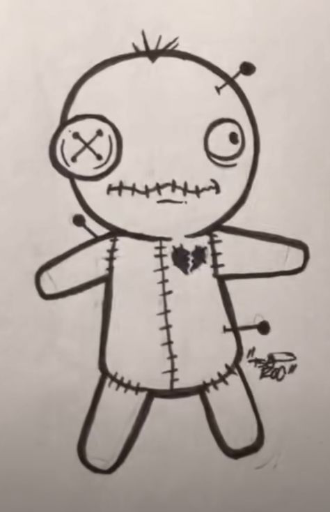 Voodoo Doll Drawing, Voodoo Doll Tattoo, Voodoo Tattoo, Tattoo Drawing Ideas, New Orleans Voodoo, Doll Tattoo, Doll Drawing, On Tattoo, Mermaid Tattoos