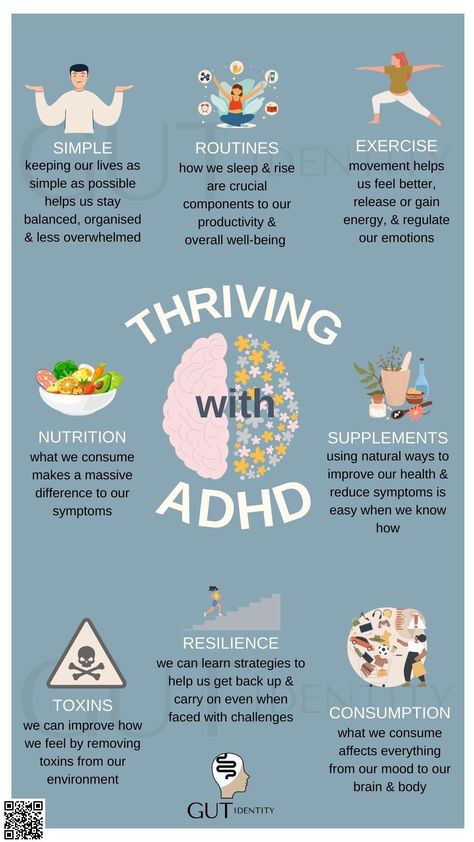 Thriving with ADHD - Gutidentity What Are My Needs, Does It Get Better, Add Aesthetic, Mental Health Facts, Making Changes, Mental Health Support, Mental And Emotional Health, Self Care Activities, Health Facts