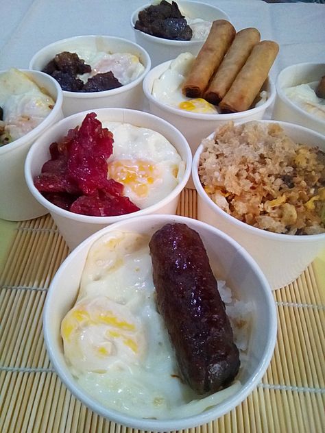 SILOG Silog Meals Menu Template, Silog Meals Menu, Silog Meals Ideas, Rice Toppings, Pinoy Breakfast, Silog Meals, Christmas Hosting, Street Food Business, Filipino Breakfast