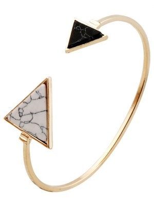 They are beautiful, lovable and affordable. You deserve it! Triangle Jewelry, Faux Leather Bracelets, Bracelet Set Silver, Gold Bracelet Set, Silver Bracelets For Women, Cuff Bangle Bracelet, Bangle Designs, Elegant Bracelet, Bracelet Cuff