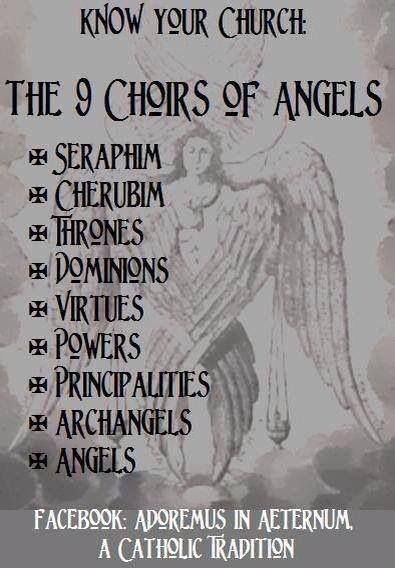 9 Choirs Of Angels, Choirs Of Angels, Angel Hierarchy, Catholic Beliefs, I Believe In Angels, Angel Prayers, Faith Formation, San Michele, Religious Education