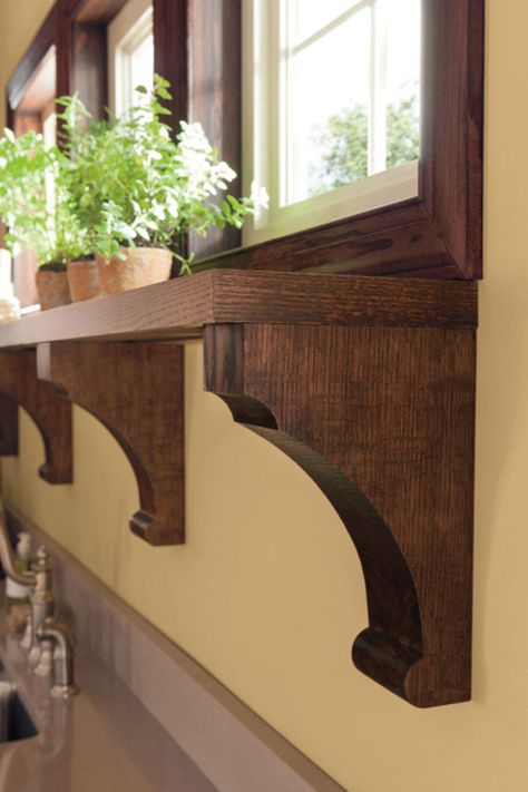 Wood corbels