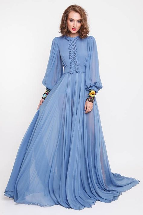 1ef91c212e30e14bf125e9374262401fdesc38305387ri Best Maxi Dresses, Frocks And Gowns, Muslim Fashion Dress, Interesting Design, Silk Maxi, Formal Dresses For Weddings, Chiffon Maxi, Silk Maxi Dress, Chiffon Maxi Dress