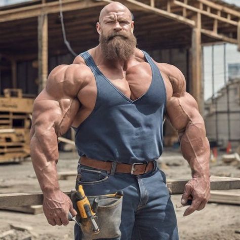 Superman Bodybuilder, Body Builder Men, Mythical Races, Bulky Men, Buff Man, Body Builders Men, Old Bodybuilder, Muscle Bodybuilder, Body Builders