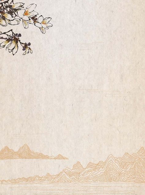 china,magnolia,paper shading,paper,mountain,line,mid autumn,chinese style,simple,background,advertising background,background design,hand painted,retro Background Advertising, Ancient Background, China Background, Chinese Plants, Poetry Design, Chinese Background, Commercial Landscape, Advertising Background, Chinese Paper