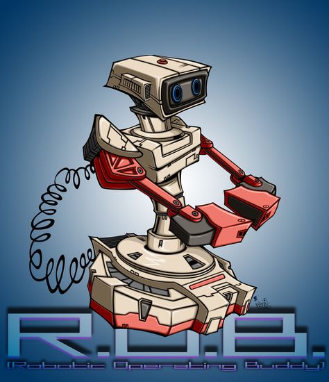 R.o.b Super Smash Bros, Party Characters, Original Nintendo, Robot Illustration, Spyro The Dragon, Nintendo Art, Super Smash Brothers, Game Master, Metal Gear Solid