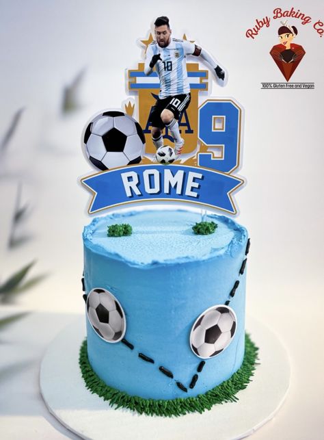 6 inch 3 layer Lionel Messi Cake, Messi Cake, Lionel Messi, 6 Inches, Gluten Free, Baking, Cake