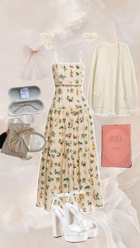 Sunday Outfit Summer, Sunday Dress Outfit Church, Sunday Dress Outfit, Church Girl, Sunday Outfit, Sunday Church, Modesty Outfits, Sunday Dress, Earthy Outfits