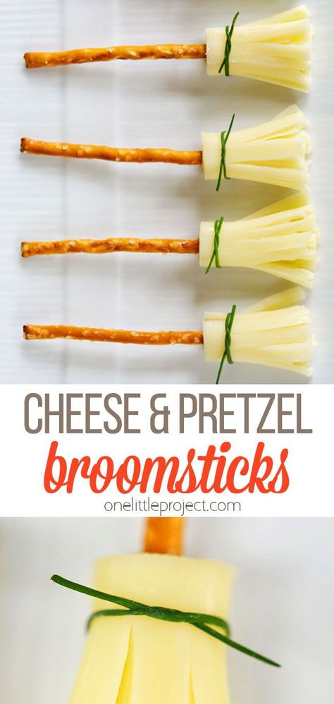 Cheese Pretzel Broomsticks, Halloween Pretzel Broomsticks, Witch Broomstick Food, Pretzel And Cheese Broomsticks, Halloween Cheese Broomsticks, Halloween Snacks With Pretzels, Cheese And Pretzel Broomsticks, Cheese Broomsticks Halloween Snacks, Witches Brooms Snack