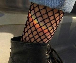 Combat Boot Outfits, Fishnet Socks, Rainbow Aesthetic, Alice In Chains, + Core + Aesthetic, Cole Sprouse, Outfits Winter, Music Fashion, Soft Grunge