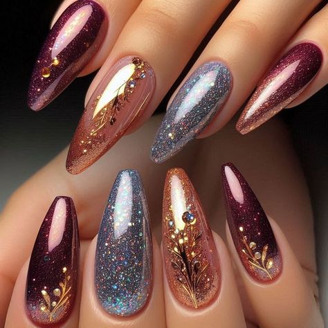 Medium Almond Nails Designs, November Birthday Nails, Novelty Nails, Korean Style Nails, Jennie Nails, Summer Nails Extra, Cute Funky Nails, Baddie Nails Short Coffin, Baddie Nails Short