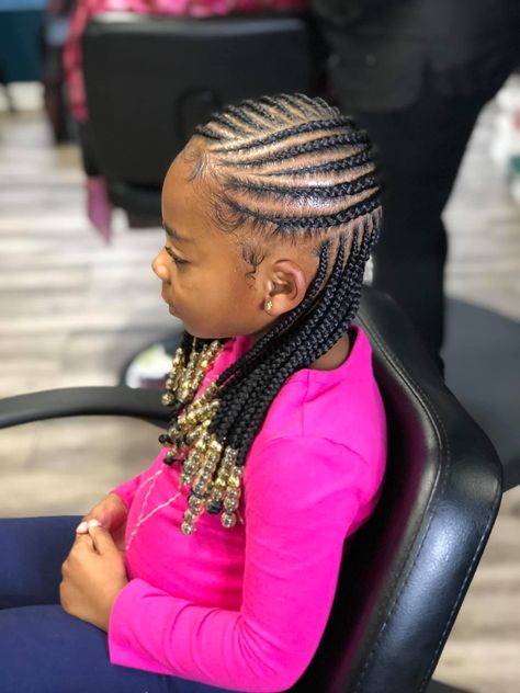 Easy African Hairstyles, Kids Braid Styles, African Hairstyles For Kids, Black Baby Girl Hairstyles, Toddler Braided Hairstyles, Black Kids Braids Hairstyles, Lil Girl Hairstyles, Kids Curly Hairstyles, Kid Braid Styles