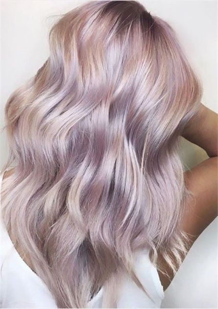 30 Pretty in Pink Hair Colors and Styles We Love - Hair Color - Modern Salon Dusty Rose Hair Color, Dusty Rose Hair, Rose Hair Color, Summer Hair Trends, Pastel Pink Hair, Lilac Hair, Hair Color Pastel, Lavender Hair, Hair Color Shades