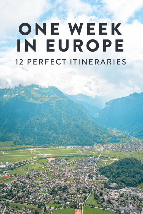 12 Perfect Itineraries for One Week in Europe One Week In Europe, Edward Thomas Hardy, Europe Itinerary, Europe Trip Itinerary, Europe Itineraries, East Europe, Perfect Itinerary, Visit Europe, Europe Travel Guide