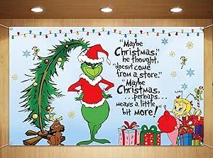 Sunwer Merry Grinchmas Photo Booth Backdrop Christmas Green Elf Winter Holiday Party Decor Xmas Indoor Outdoor Wall Hanging Background Decoration Supply (7×5ft) Outdoor Wall Hanging, Christmas Photo Booth Backdrop, Christmas Photograph, Photo Backdrop Christmas, Green Elf, Winter Holiday Party, Winter Backdrops, Holiday Party Decor, Merry Christmas Photos