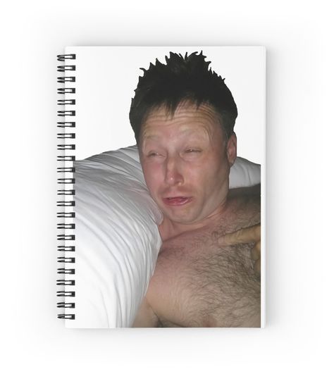 Spiral notebooks with high-quality edge-to-edge print on front. 120 pages in your choice of ruled or graph lines. High Quality "Limmy Waking Up Meme" on Shirts, Stickers, Mugs, Phone cases, Magnets, Pillows, Laptop sleeves, Hoodies and more. Get your Limmy Face Guy Waking up Funny meme that seems Hamsters when u lift their little Igloo dankmeme now! Wake Up Meme, Spiral Notebooks, Hamsters, Funny Meme, Really Funny Pictures, Spiral Notebook, Laptop Sleeves, Really Funny, Wake Up