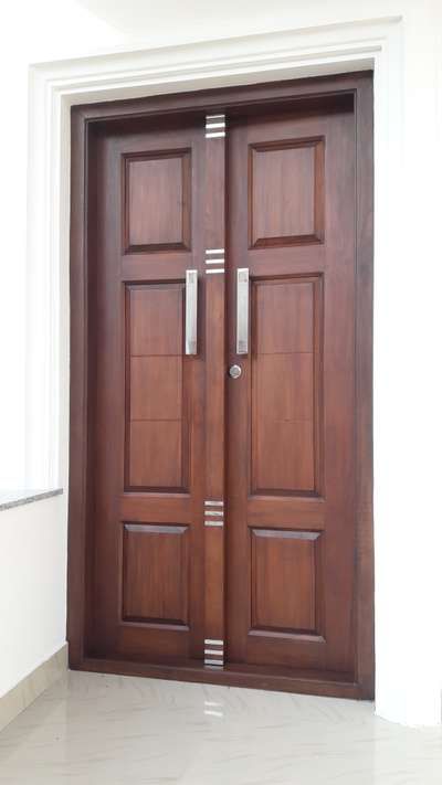 Door Designs by Carpenter Shanu Abbasi, Delhi | Kolo Front Double Door Design Wood, Main Double Door Design Wood, Main Door Double Door Designs, Wooden Double Door Design, Wooden Double Front Doors, Amritpal Singh, Main Door Design Photos, Panel Door Design, Butterfly Door