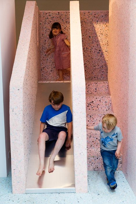 Assemble's Brutalist Playground is a climbable landscape Playgrounds Architecture, Urban Playground, Playground Set, Playground Design, Interactive Installation, Indoor Play, Indoor Playground, Kids Interior, Kids Corner