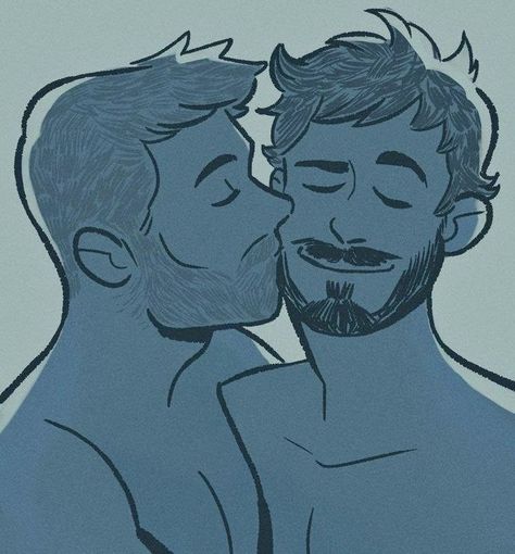 Gay Illustration Art Men, Gay Boyfriends Drawing, Mlm Couple Art, Gay Illustration Art, Gay Couple Poses, Gay Couple Drawing, Art Reference Poses Drawing, Reference Poses Drawing, Couple Poses Drawing