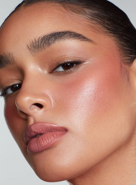 Patrick Ta Olive Complexion Makeup, Patrick Ta Blush, Beauty Editorial Photography, Patrick Ta Makeup, Best Blushes, Dewy Blush, Blush Trend, Clean Beauty Makeup, Neutral Skin Tone