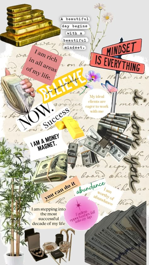 #moneymindset #moneyaesthetic #lifecoach #lifegoals #magicallivings #bhaviexpress #money #abundance Manifestation Guide, I Am A Magnet, Manifestation Prayer, Money Abundance, Financial Prosperity, Relationship With Money, Going Through It, Money Vision Board, It's Time To Change