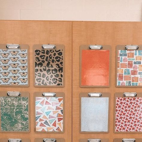 Kaitlyn on Instagram: "I am once again copying/inspired by (whatever you want to call it 🤪) @mrs.fairchildthings. She has THE BEST ideas. I can’t wait to display student work here 😍🤩" Clipboard Student Work Display, Student Work Display Ideas, Student Work Display, Display Student Work, Student Work, Best Ideas, Projects To Try, I Can, Good Things