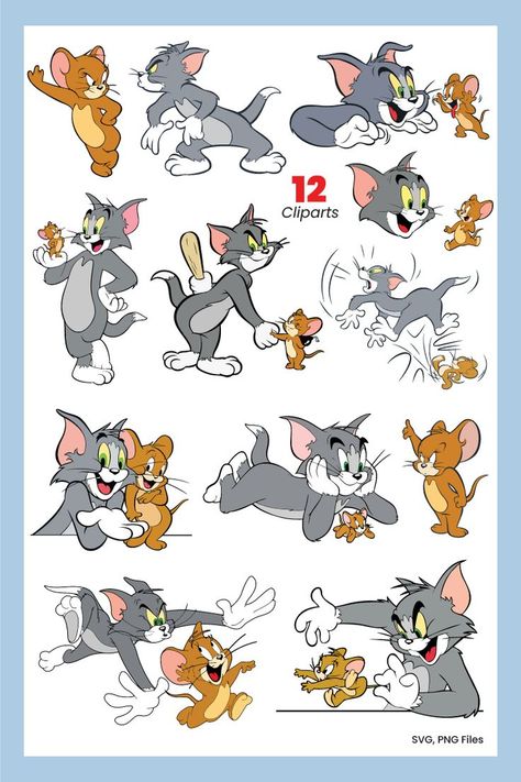 Tom and Jerry SVG Cut Files Tom And Jerry Photos, Desenho Tom E Jerry, Tom And Jerry Pictures, Tom And Jerry Wallpapers, Tom Et Jerry, Tom And Jerry Cartoon, Tom Y Jerry, Cat And Mouse, Drawing Cartoon Characters