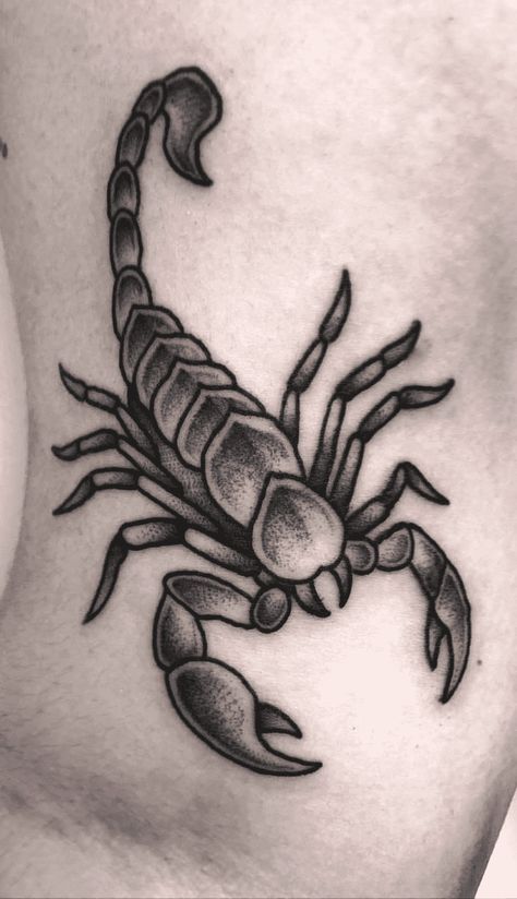 Shaded Scorpion Tattoo, Blue Scorpion Tattoo, Cartoon Scorpion Tattoo, Scorpion Tattoo Design Simple, Scorpio Tattoo Men, Scorpion Drawing Simple, Scorpion Tattoo Outline, Scorpion Tattoo Drawing, Scorpion Tattoo Stencil