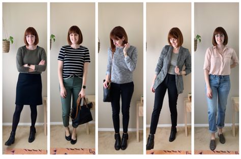 A month of business casual work outfits for early spring Professor Outfits, Business Casual Work Outfits, Minimalist Ootd, Winter Work Outfit, Colored Dress Pants, Black Work Dresses, Teaching Outfits, Friday Outfit, Business Casual Work