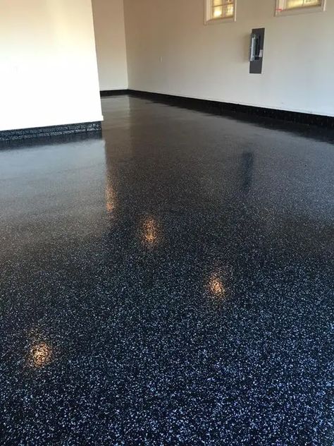 epoxy floors are crack resistant, so if you have kids and pets, this is a good idea Glitter Epoxy Floor, Garage Flooring Ideas, Floor Sealer, Epoxy Floor Basement, Glitter Floor, Epoxy 3d, Epoxy Garage Floor, Epoxy Floor Designs, Epoxy Resin Flooring