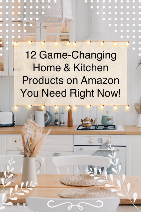 Discover 12 game-changing home and kitchen gadgets on Amazon! 🏡🍳 From time-saving tools to smart devices, these must-haves will transform your daily routine. Click to see how these innovations can make your life easier and more fun! 🌟✨ Smart House Gadgets, Kitchen Favorites, Smart Home Appliances, Kitchen Products, Favorite Kitchen, Time Saving, Smart Device, Home Gadgets, Small Appliances