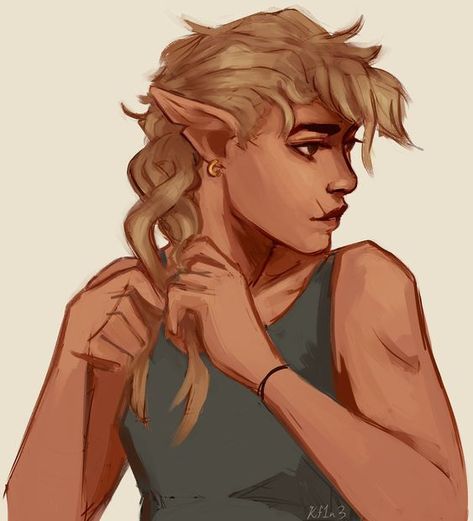 Modern Elf Character Design, Buff Lady Character Design, Dnd High Elf Female, Modern Dnd Character Design, Elf Dnd Female, Dnd Romance, Elf Character Design Female, Buff Female Character Design, High Elf Art