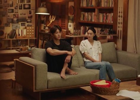 Kdrama House, Hometown Cha Cha, Hometown Cha Cha Cha, Shin Min Ah, Couple Room, Drama Fashion, K Drama, Collar Blouse, Royce