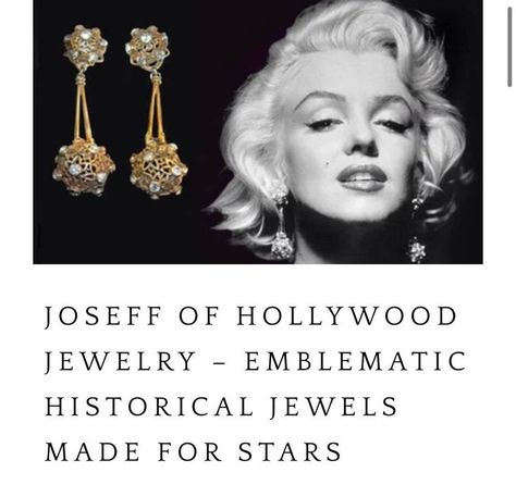 In the world of jewelry, fashion and cinema, there are few who have not heard of the famous Joseff of Hollywood jewelry. Hollywood Jewelry, Snake Belt, The Snake, Elizabeth Taylor, Classic Films, Vintage Jewellery, Marilyn Monroe, In Hollywood, Costume Jewelry