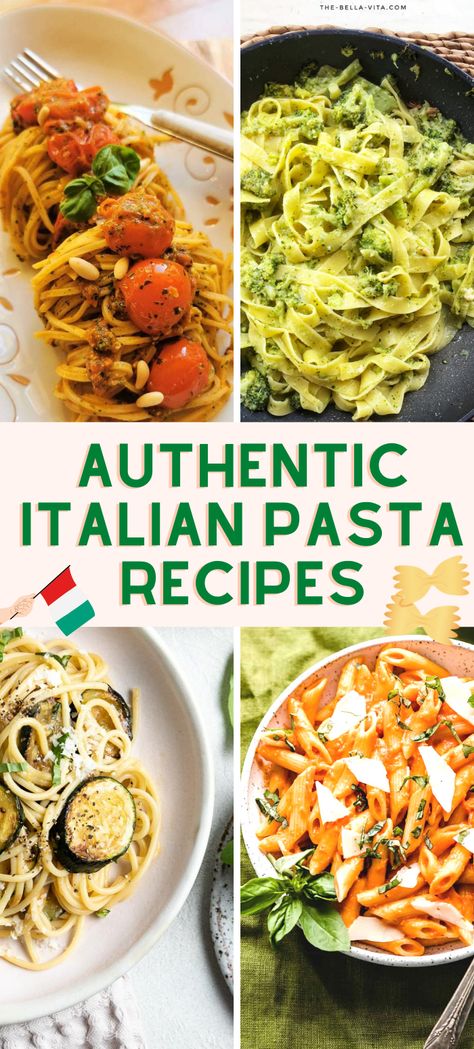 Authentic Italian Pasta Recipes, Best Italian Pasta Recipes, Italian Pasta Recipes Authentic, Authentic Italian Pasta, Pasta Soup Recipes, Authentic Italian Recipes, Italian Pasta Sauce, Pasta With Meat Sauce, Italian Dinner Recipes