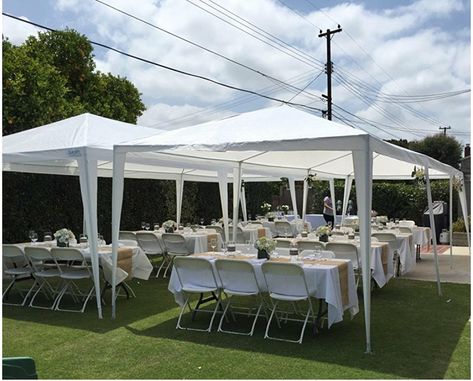 Gazebo Pavilion, Party Tents For Sale, Canopy Party, Tent Gazebo, Backyard Party Decorations, Backyard Reception, Canopy Tent Outdoor, Outdoor Canopy, Wedding Canopy