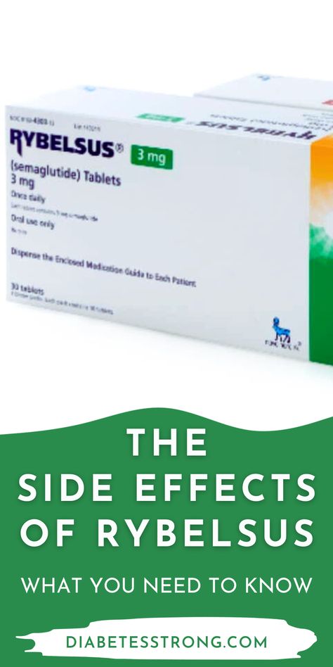 Learn the side effects of Rybelsus and everything else you need to know when taking this medication. Many people who take Rybelsus will experience some mild side effects and symptoms, especially when you first start taking it and each time you increase your dose. Nausea is the most common side effect of Rybelsus. Rybelsus Medication, Rybelsus Diet, Blood Sugar Solution, Low Glycemic Foods, Healthy Snacks For Diabetics, Health Info, Health And Fitness Tips, Side Effects, Product Reviews