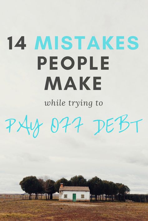 Common mistakes people make while trying to pay off debt// get out of debt & personal finance Paying Off Debt, Credit Debt, Paying Off Student Loans, Debt Settlement, Paying Off Credit Cards, Debt Repayment, Pay Off Debt, Out Of Debt, Debt Relief