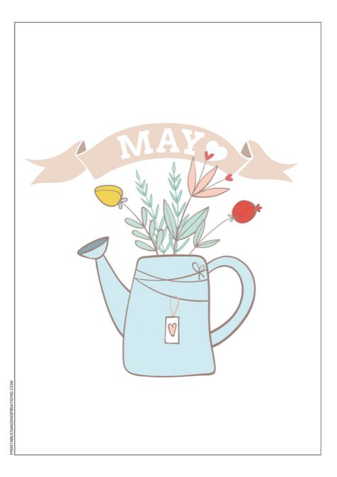 May Bullet Journal Cover Page Ideas - Free Printables! - Printables and Inspirations May Cover Page, May Bullet Journal Cover, Bullet Journal Cover Page Ideas, Journal Cover Page Ideas, Cover Page Ideas, Journal Cover Page, April Bullet Journal, May Bullet Journal, Journal Tracker