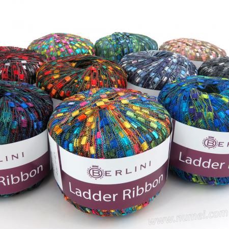 Ladder Ribbon Necklace Pattern, Ladder Yarn Crochet Patterns Free, Glitter Yarn Crochet Patterns, Fancy Yarn Projects, Ladder Yarn Patterns Free, Ribbon Yarn Crochet Patterns Free, Ladder Yarn Projects, Ribbon Yarn Projects, Crochet With Ribbon Yarn