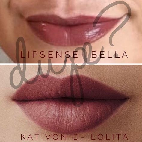 #lipsense dupe! Bella is my favorite LipSense shade 💗 #bella #dupes Emoticons Code, Lipsense Bella, Kat Von, Kat Von D, Beauty Ideas, Beauty Makeup, My Favorite, Coding, Makeup