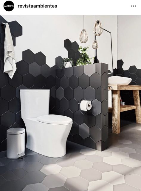 Hexagon Tile Bathroom Shower Floor, Hexagon Tile Bathroom Wall, Hexagon Tile Bathroom Shower Wall, Hexagon Shower Tile, Black Tile Bathroom Floor, Hexagon Tile Bathroom Floor, Tile Bathroom Floor, Hexagon Tile Bathroom, Black Tile Bathrooms