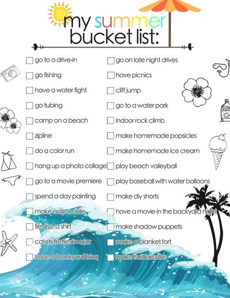 Summer Vacation Routine For Teens, Summer Night Activities, Summer Activities For Adults, Room Ideas Beachy, Sleepover Packing, Summer Room Ideas, Summer Hosting, Vibey Apartment, Ultimate Summer Bucket List