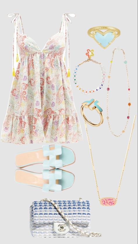 Trendy Summer Dress, Rush Outfits, Preppy Summer Outfits, Casual Preppy Outfits, Looks Party, Cute Preppy Outfits, Summer Fits, Simple Trendy Outfits, Cute Everyday Outfits