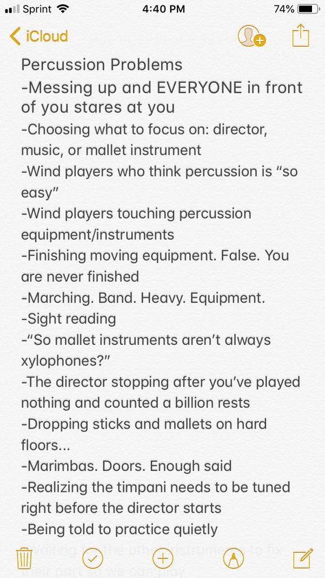 Band Quotes Funny, Relatable Band Posts, Band Memes Funny Percussion, Band Stereotypes, Percussion Humor, Percussion Jokes, Percussion Aesthetic, Percussion Problems, Drummer Humor