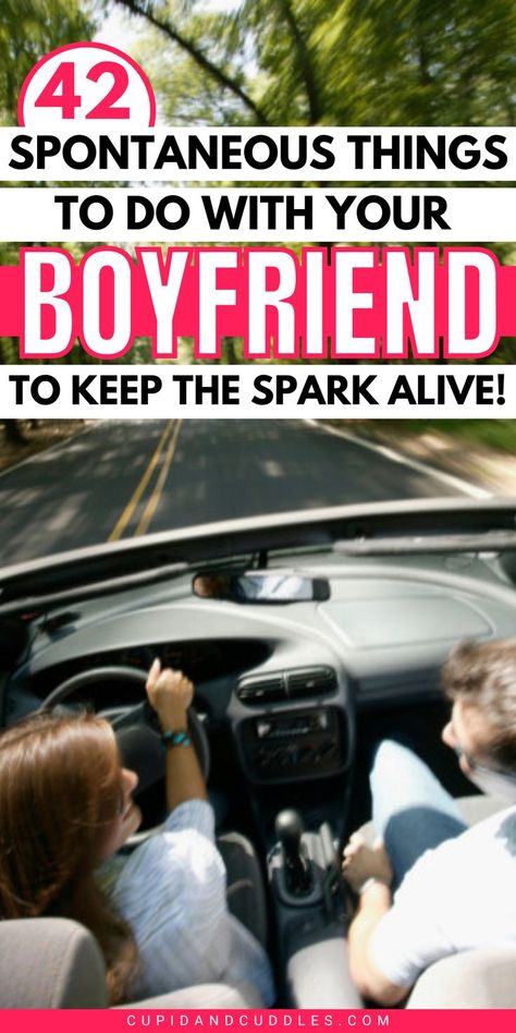 Don't let your relationship get stuck in a rut. Try out these 42 spontaneous ideas to keep the spark alive and make your relationship even more exciting! Click now for unique and creative activities that you can do with your significant other! Things To Do With Your Boyfriend, Couples Things To Do, Couple Activities, In A Rut, Cute Date Ideas, Cheap Things To Do, Stuck In A Rut, Dating Divas, How To Improve Relationship