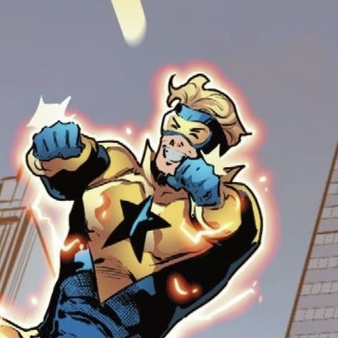 Booster Gold Icon, Dc Cartoon, Booster Gold, Kyle Rayner, Michael Carter, Dc Icons, Doom Patrol, Blue Beetle, Books Art